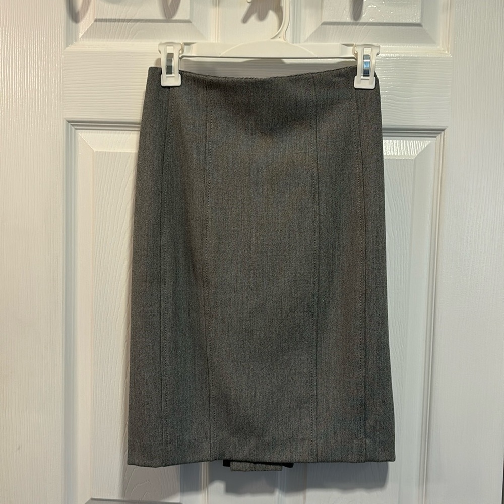 Express 00 Heather Grey Stretch Pencil Skirt